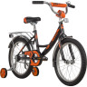 Детский велосипед NOVATRACK URBAN 18” чёрно-оранжевый 183URBAN.BK22